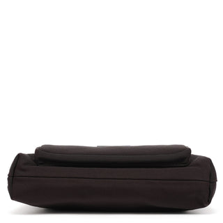Brown Canvas Square G Shoulder Bag
