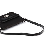 Brown Canvas Square G Shoulder Bag