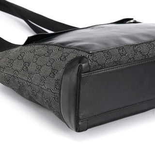 34339 Anthracite Denim GG Tote Bag
