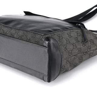 34339 Anthracite Denim GG Tote Bag