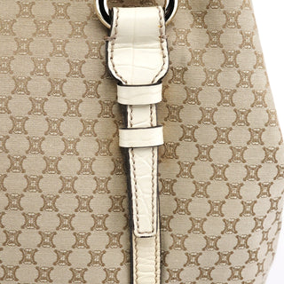 Beige Triomphe Monogram Tote Bag