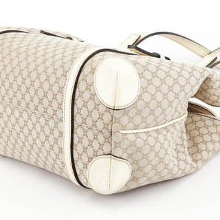 Beige Triomphe Monogram Tote Bag