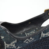 Sandales compensées espadrilles en Monogram Denim EU 37