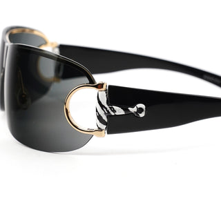 GG 2746/S Black Horsebit Shield Sunglasses