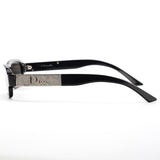 DiorSunStrass 2 Black Strass Rectangular Sunglasses