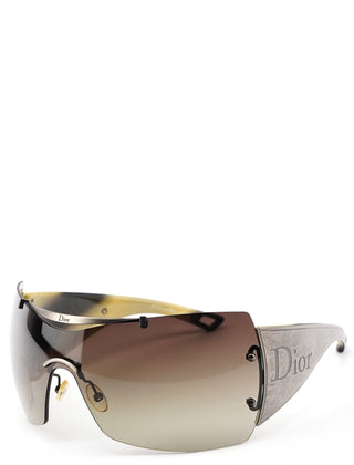 Dior Western Brown Gradient Shield Sunglasses