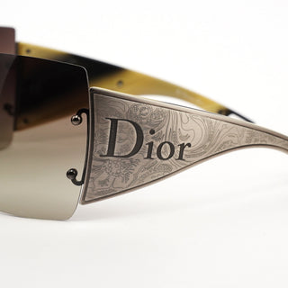 Dior Western Brown Gradient Shield Sunglasses
