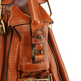 Chloé Sac deux portés Paraty en cuir marron clair