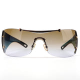 Diorito 2 Brown Gradient Shield Sunglasses