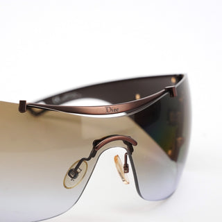 Diorito 2 Brown Gradient Shield Sunglasses