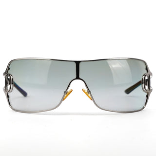 Diorissimo 2 Light Blue Metal Shield Sunglasses