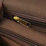 0542 Dark Brown Leather Metropolitan 2-Way Briefcase Bag