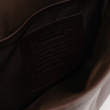 0542 Dark Brown Leather Metropolitan 2-Way Briefcase Bag
