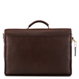 0542 Dark Brown Leather Metropolitan 2-Way Briefcase Bag