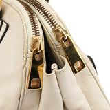Blake Tote Bag aus elfenbeinfarbenem Leder