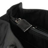 1995 Sac cabas Tessuto en nylon noir et cuir nappa
