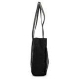 1995 Sac cabas Tessuto en nylon noir et cuir nappa