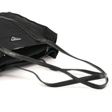 1995 Sac cabas Tessuto en nylon noir et cuir nappa