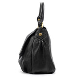 Bolso hobo Classic Q de piel negra
