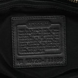 F11199 Hamptons Tote Bag aus schwarzem Glattleder