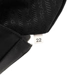 B8923 Black Tessuto Plex Nylon Shoulder Bag