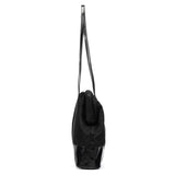 Bolso tote Tessuto Spazzolato negro