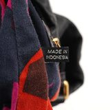 Bolso Twisted Q Fran de piel negra