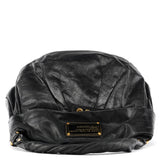 Bolso Twisted Q Fran de piel negra