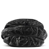 Bolso Twisted Q Fran de piel negra