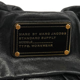 Bolso Twisted Q Fran de piel negra