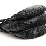 Bolso Twisted Q Fran de piel negra