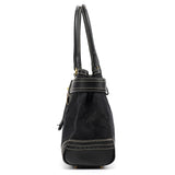 10508 Hamptons Tote Bag aus schwarzem Signature Canvas