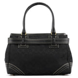 10508 Hamptons Tote Bag aus schwarzem Signature Canvas