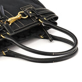 10508 Hamptons Tote Bag aus schwarzem Signature Canvas