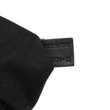 03156-12 Borsa hobo con tasca in pelle nera