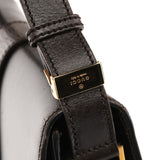 2004 Dark Brown Leather Snake Head 2-Way Bag