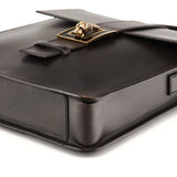 2004 Dark Brown Leather Snake Head 2-Way Bag