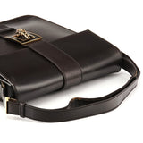 2004 Dark Brown Leather Snake Head 2-Way Bag