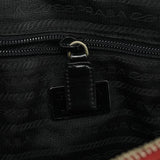 1995 Bolso tote Spazzolato Fume de charol rojo y negro