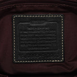 F13963 Sac cabas Turnlock en cuir grainé noir