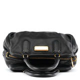 Sac bowling deux portés Classic Q en cuir noir