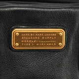 Sac bowling deux portés Classic Q en cuir noir