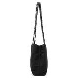 B8355 Sac cabas Tessuto Impuntu en nylon noir