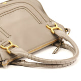 Borsa Marcie in pelle martellata grigia