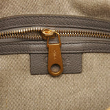 Borsa Marcie in pelle martellata grigia