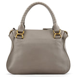 Borsa Marcie in pelle martellata grigia