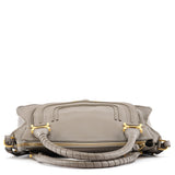 Borsa Marcie in pelle martellata grigia