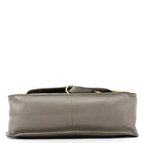 Borsa Marcie in pelle martellata grigia