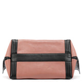 Borsa tote Alison in pelle rosa e nera