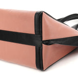 Borsa tote Alison in pelle rosa e nera